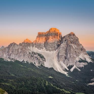 the alta via n1 of the dolomites