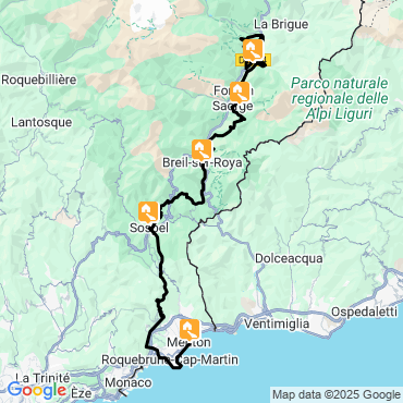 trekking alps to the french riviera