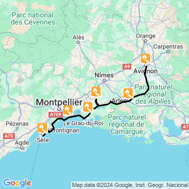 avignon to sète by bike: mediterranean pearls