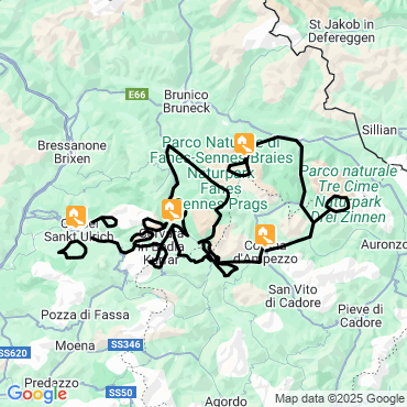 across the iconic dolomites - hotel-based tour