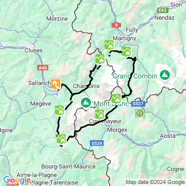 a 10 day tour du mont blanc in mountain huts
