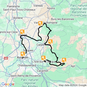 cycling provence avignon