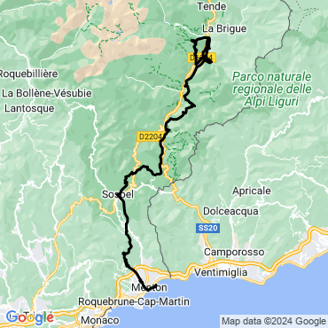 trekking alps to the french riviera