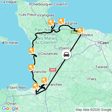 d-day beaches to mont saint-michel cycling tour