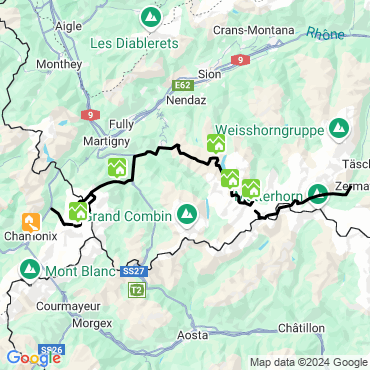 chamonix to zermatt ski touring