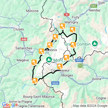 hiking complete tour du mont blanc