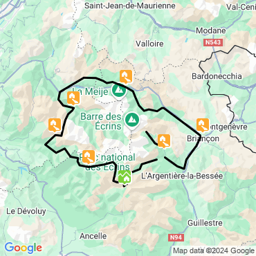 tour of the ecrins national parc 