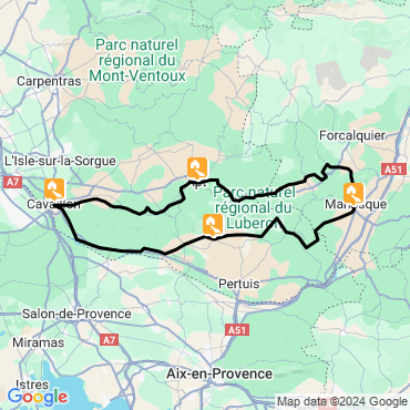 cycling the luberon