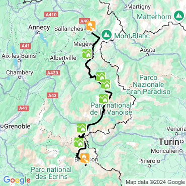 gr5 : from chamonix to briançon