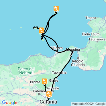 hike mount etna and aeolian islands