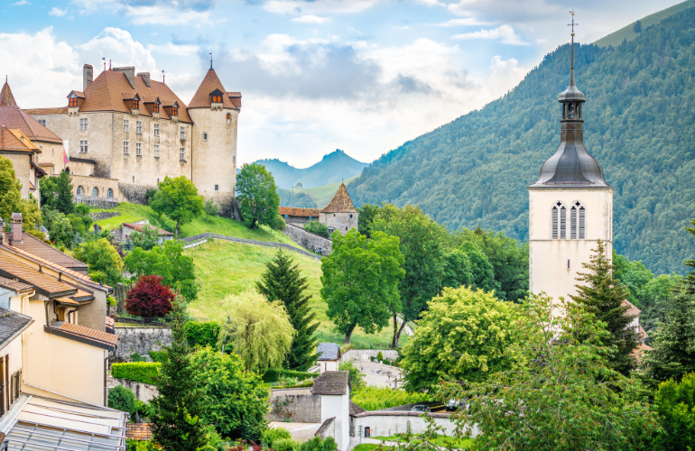 Cité médiévale de Gruyères, Suisse