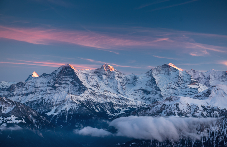 Eiger Mönch and Jungfrau, Suisse